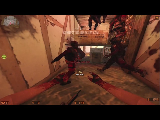 Counter-Strike 1.6 Zombie Mod | Lasermines | H.E.V. Suit