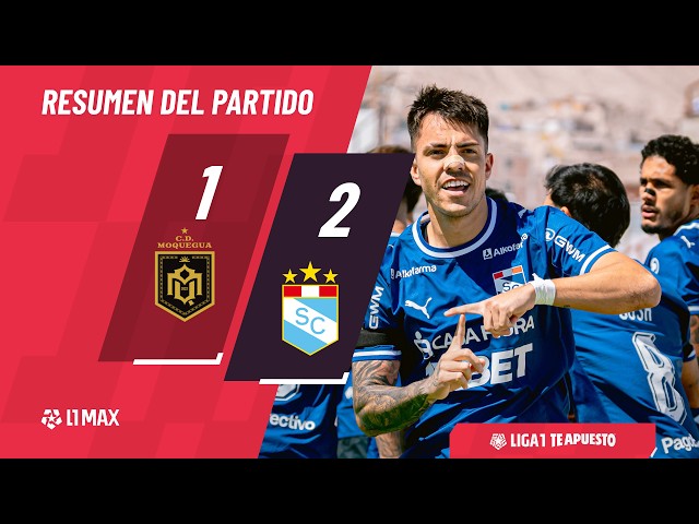 CD Moquegua 1-2 Sporting Cristal: resumen EXTENDIDO del partido | Fecha 9| #Liga1TeApuesto2026