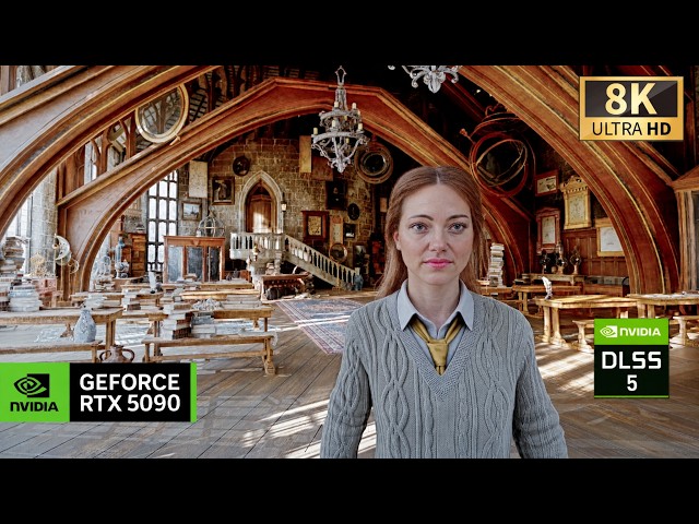 [8K] Hogwarts Legacy RTX 5090 | DLSS 5 Mod + Reshade Ray tracing | INSANE NextGen Graphics