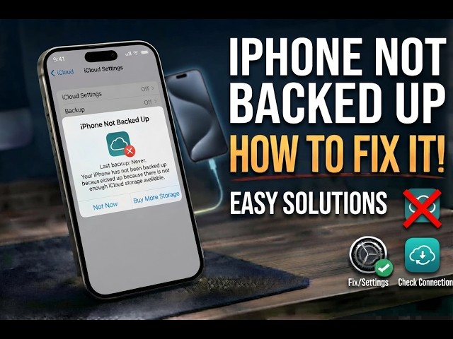 iPhone Is Not Backed Up – How To Fix It