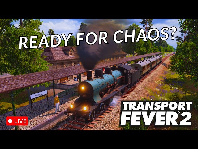🔴 Transport Fever 2 Livestream - Inefficient Empire Building