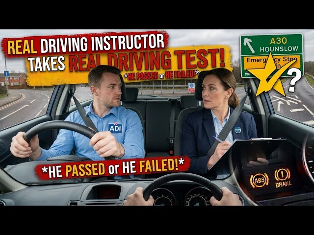 Driving Test with a Real UK Instructor 😱 | Pass or Fail?