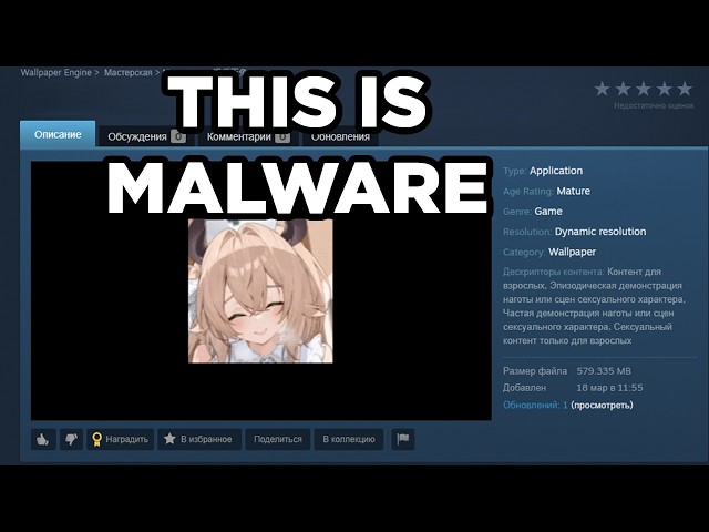 What is this "Anime Wallpaper" really doing?