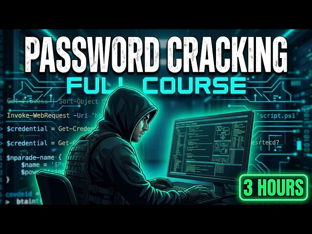 Learn Password Cracking in 3 Hours | Password Cracking Full Course