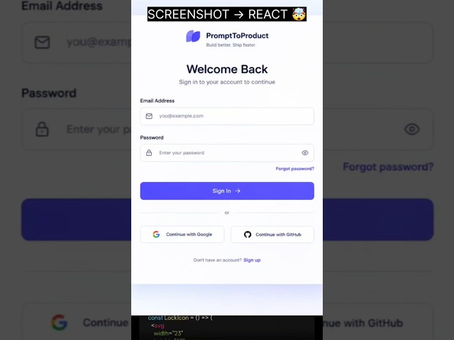 Turn Any UI Screenshot into React Code with AI 🤯