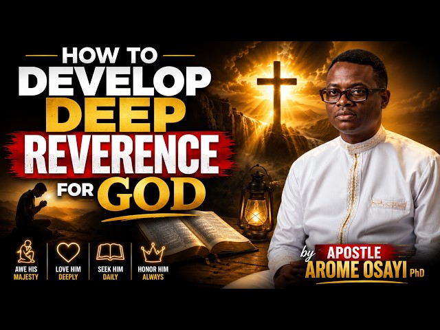 How to Develop Deep Reverence for God | Apostle Arome Osayi, PhD