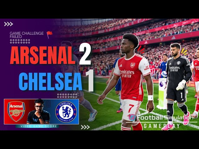 Arsenal 2 vs 1 Chelsea (Highlights) | Premier League 2026/27 | Simulation Gameplay & Stat Discussion