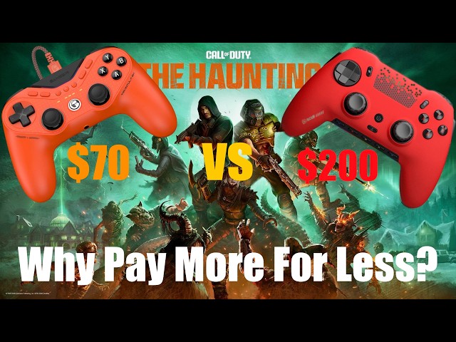 The New GameSir Tarantula 8K PC controller VS $200+ Scuf Envision pro in Call of duty Black ops 7