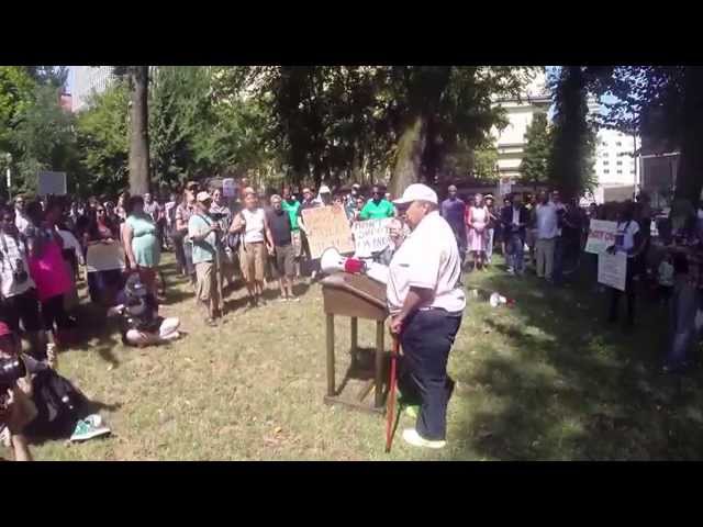 74 year old Speaker Distrupted by Channel 6 Rudeness Seeking Sound Bite