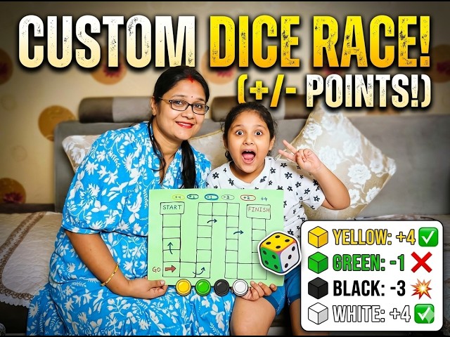 The Ultimate DIY Color Dice Board Game Challenge! 🎲🌈