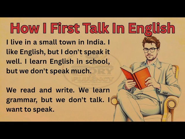How I First Talk In English || Graded Reader || Improve Your English || Listen And Practice