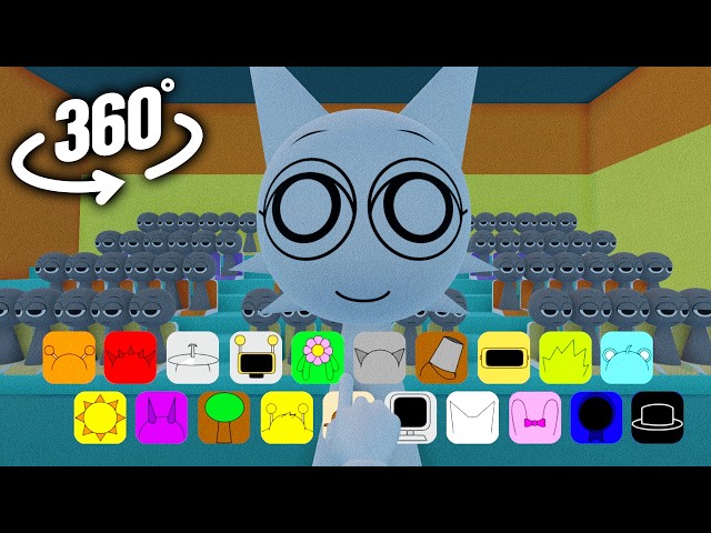 Incredibox Sprunki in School 2 !  | 360° VR Animation