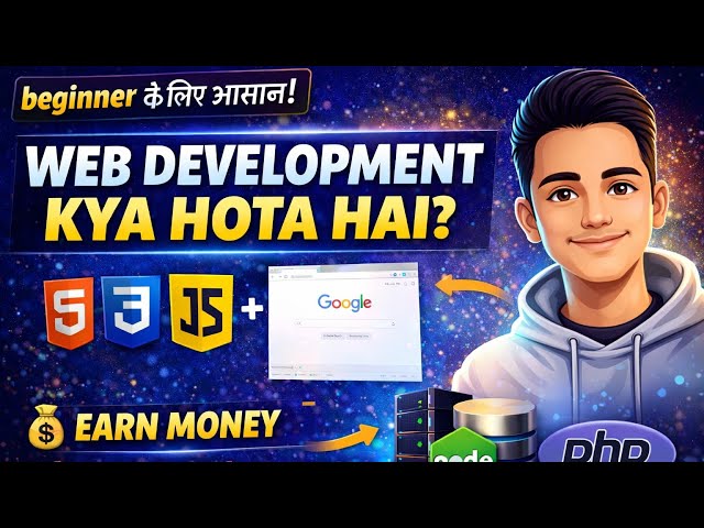 WEB DEVELOPMENT KYA HOTA HAI? 🤔 | Beginner Guide 2026 🚀 Sirf 2 Minutes me SAB KUCH🔥
