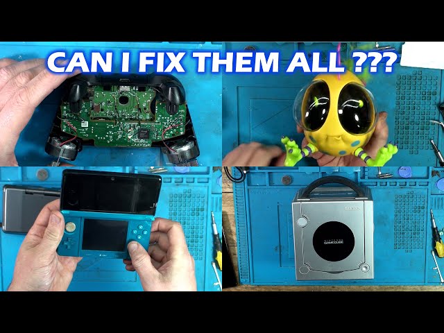 Nintendo GameCube, DS, Ooglies and Xbox Controllers. Can I fix them all?