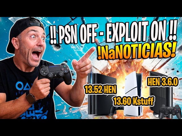 Sony won't shut down PSN? PS4 13.52 exploit + PS5 13.60 exploit will be released simultaneously -...