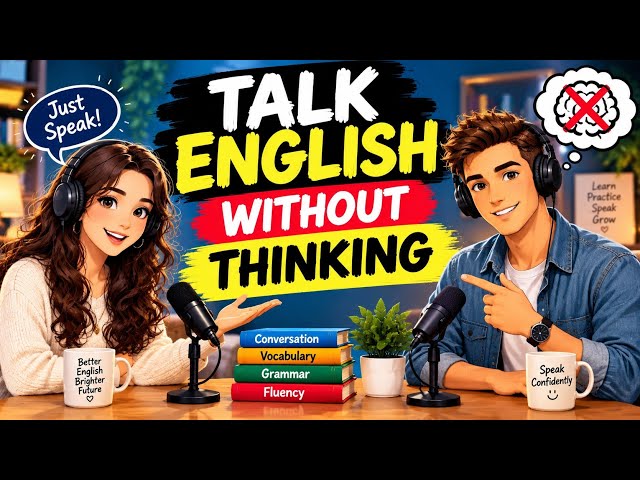 Talk English Without Thinking | Learn to Speak English Naturally & Fluently