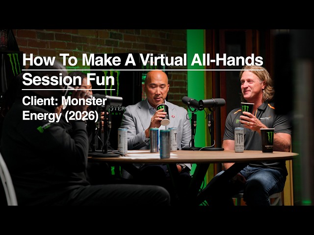 How To Make Virtual All-Hands Sessions Fun: Learn from Monster Energy
