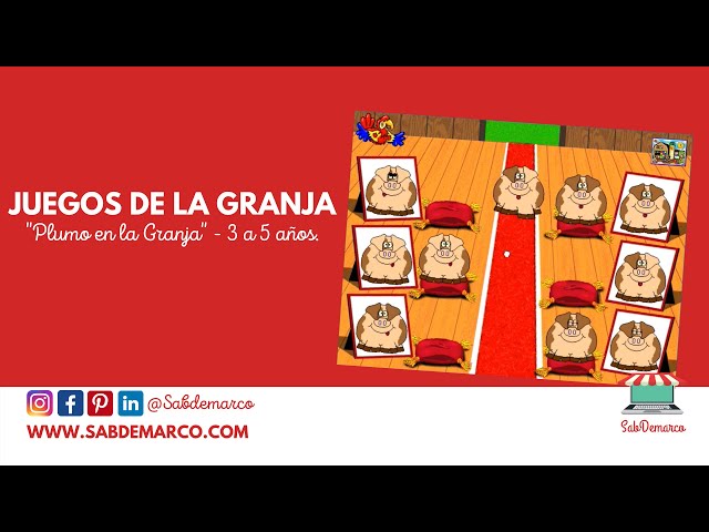 Juegos de la granja para niños de 5 años - Software de Plumo en la granja