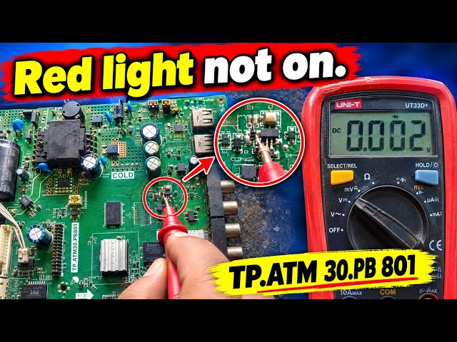 TP.ATM30.PB801 Android LCD Board Red Light Issue Repair