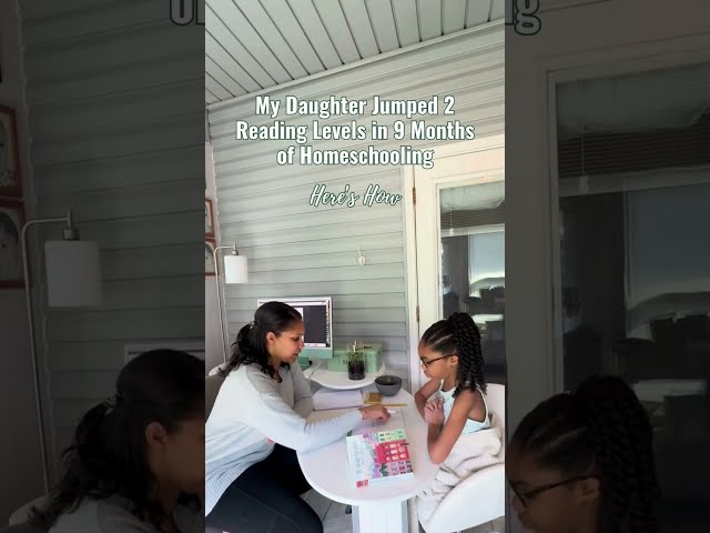 My Daughter Jumped 2 Reading Levels in 9 Months of Homeschooling