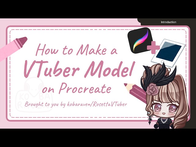 《 🔴 Art 》How to Make a VTuber Model on Procreate