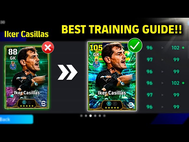 Free EPIC Iker Casillas Best Training Guide ☠️ eFootball 2027™ 😱