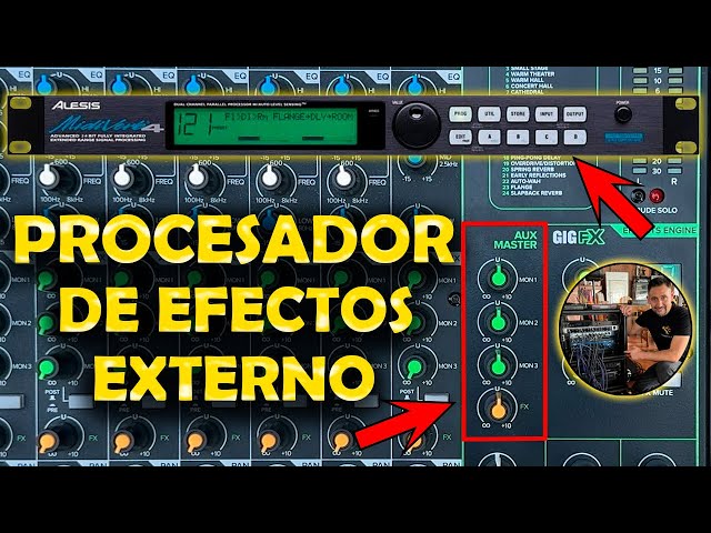 05 How to Connect External Effects to the “AUXILIARIES” of a Professional Analog Audio Mixer