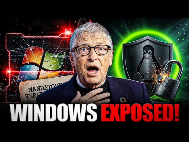 Linux JUST GOT a MASSIVE Advantage as New Law Forces Windows Into Age Verification!