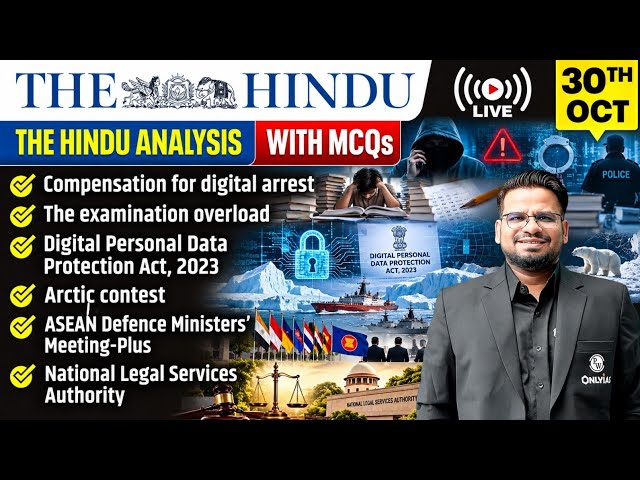 The Hindu Analysis | 30th October 2026 | The Hindu Newspaper  - Practice Questions | Prashant Sir