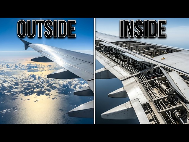 Incredible engineering in a jet wing 