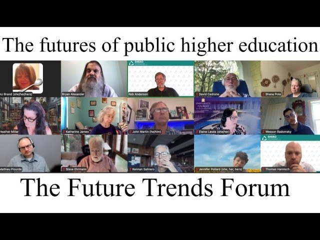 Future Trends Forum on public higher education