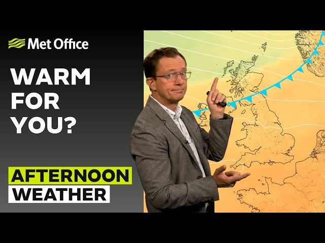 05/10/2026 - Warm for most - Afternoon Weather Forecast UK - Met Office Weather