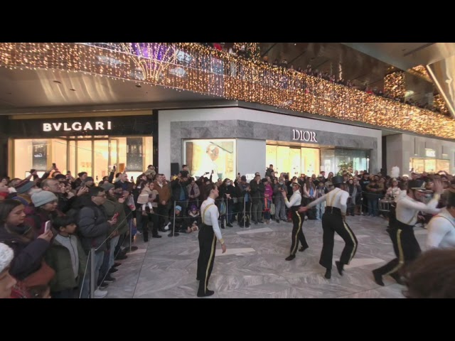 NYC Hudson yards performance with Toy Soldier Dancers in vr 180