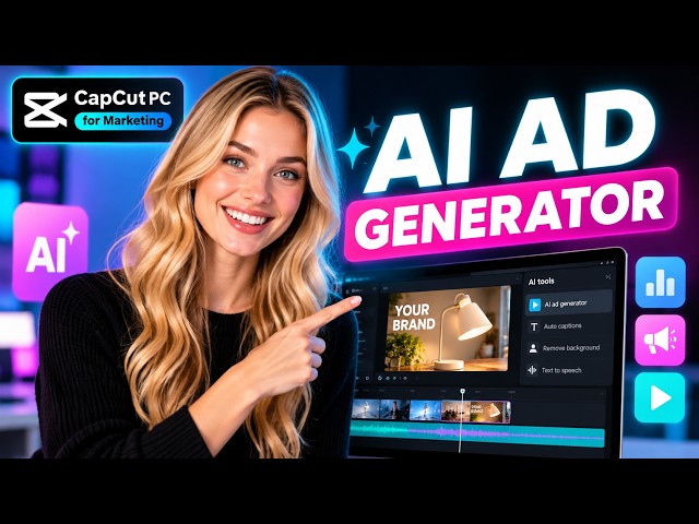 AI Video Editor Workflow: Turn Product Assets into Small Business Marketing Ads in CapCut PC