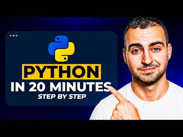 Python Tutorial for Beginners - Learn the basics in 20 Min