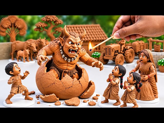 DIY Miniature Clay Kitchen Set & Tiny House | All Kitchen Set Mitti Bartan | Mitti Craft