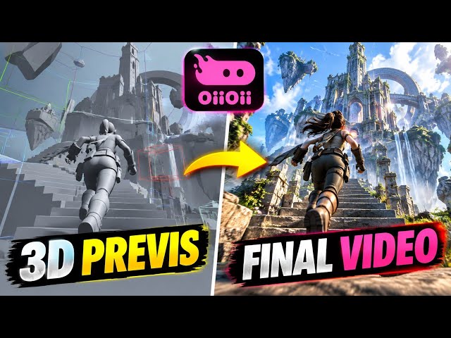 OiiOii AI 3D Previsualization — Plan Cinematic AI Videos Before You Generate Them