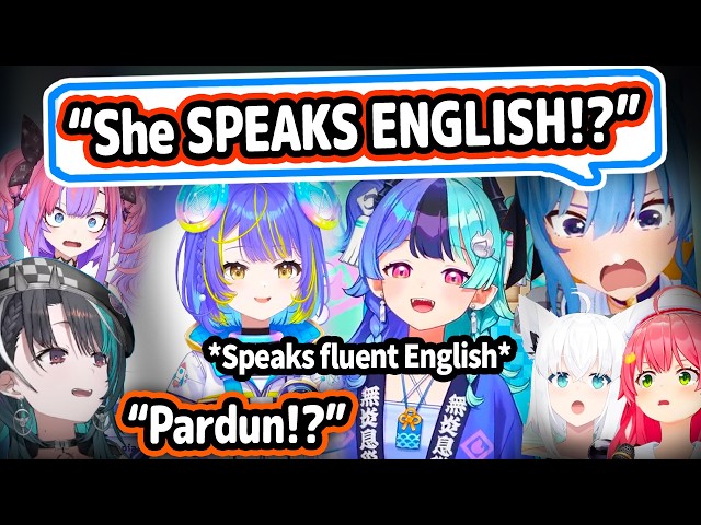 Everyone's Reaction To Mela and Sopia Suddenly Speaking Fluent English Is Priceless【Hololive】
