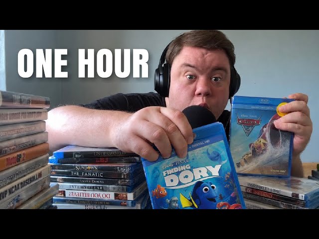 ASMR OVER ONE HOUR BLU RAY AND ORIGINAL XBOX DISC RATTLING COMPILATION  