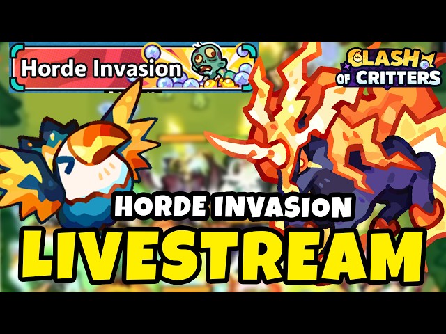 🔴 Horde Invasion Carry D1 ~ D2 🔴| CLASH OF CRITTERS