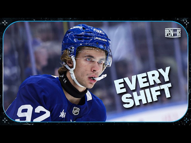 Gavin McKenna Makes His Maple Leafs Debut! EVERY SHIFT