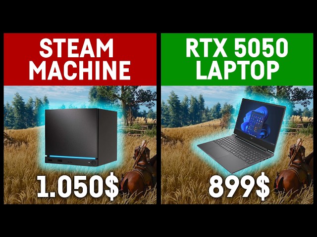 Steam Machine vs. RTX 5050 Laptop