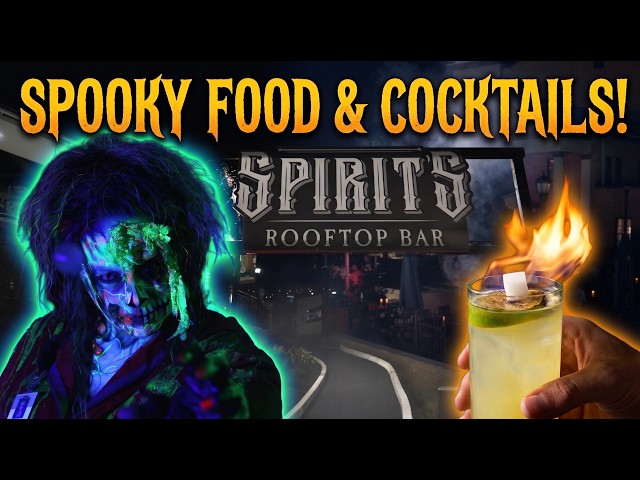 Spooky Food & Cocktails At Spirit’s Rooftop Bar! | Hersheypark Dark Nights Guide