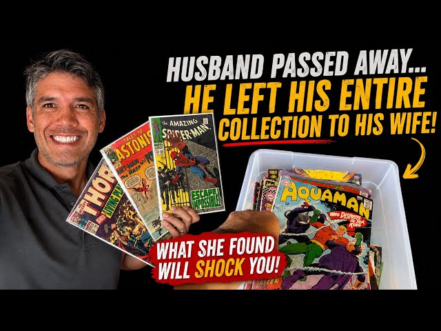 Her husband passed & left a Comic Book Collection