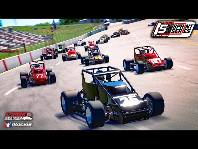 K5 Sprint Series - R3 Lanier - iRacing Oval Gameplay