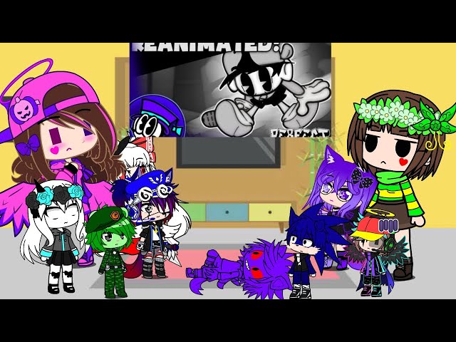 youtubers and random people react to Unknown Suffering reanimated/ Gacha Club