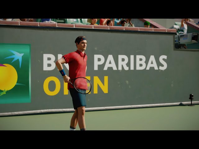 Top Spin 2K25 Federer vs Medvedev Legend Difficulty PS5 4K 60fps