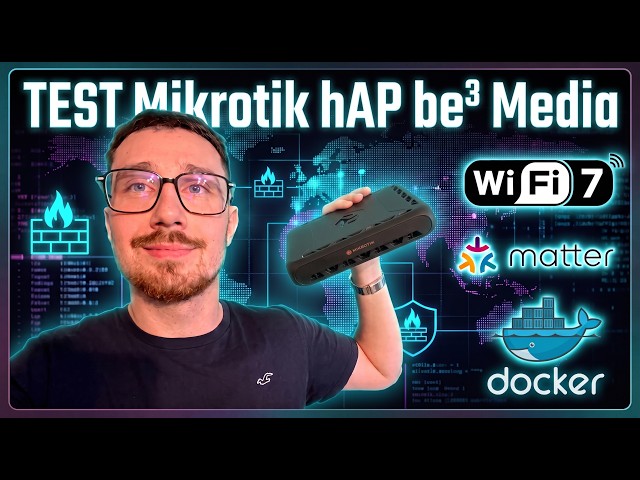 TEST MikroTik hAP be3 Media (Wi-Fi 7, Docker, IOT Hub). Najlepszy do Homelab?