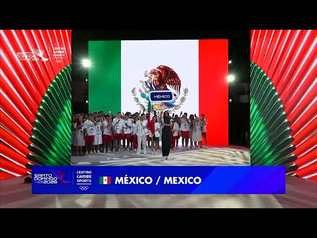 MEXICO at the 2026 Central American and Caribbean Games parade