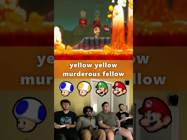 yellow toad back at it again 💀💀 #mario #nintendo #gaming #supermario